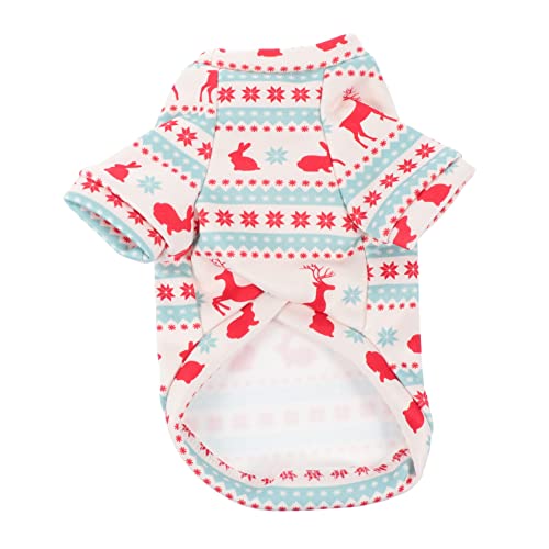 OATIPHO 1stk Weihnachtskleidung Für Hunde Haustier Urlaub Tuch Weihnachtswelpenkleidung Weihnachtsmäntel Für Hunde Weihnachtshaustierhemd Hundekleidung Polyester-vlies Weiß Requisiten Elch OATIPHO 1stk Weihnachtskleidung Für Hunde Haustier Urlaub Tuch Weihnachtswelpenkleidung Weihnachtsmäntel Für Hunde Weihnachtshaustierhemd Hundekleidung Polyester-vlies Weiß Requisiten Elch von OATIPHO