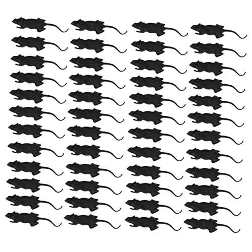 OATIPHO 100 Stück Sets kniffliges Spielzeug gefälschte Mäuse schreckliche Streichrequisiten künstliche Ratte Spielzeuge Halloween-Spielzeug gefälschte Ratte Leuchtend gefälschte von OATIPHO