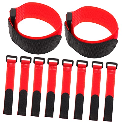 OATIPHO Upgrade Hahn Huhn Hals Gürtel Rot Geflügel Bands 10 Pack Lärm von OATIPHO