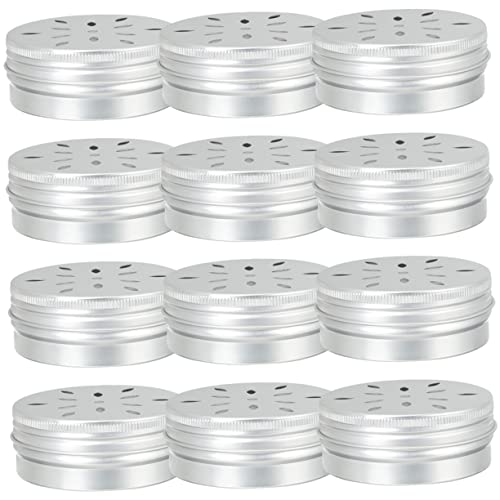 OATIPHO 12st Leere Aluminiumdosen Tragbare Hundebox Kreis e Kerzen Dufttrainingsboxen Für Hunde Welpe Aufbewahrungsbehälter Für Hundefutter Aus Metall Arbeit Duftende Perlen Aromatherapie von OATIPHO