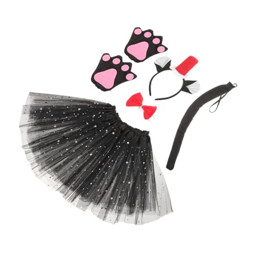 OATIPHO 1satz Katzenohren Haarreif Mit Und Tutu Rock Süßes Tierkostüm Für Mädchen Handschuhe Für Halloween Und Cosplay-Partys OATIPHO 1satz Katzenohren Haarreif Mit Und Tutu Rock Süßes Tierkostüm Für Mädchen Handschuhe Für Halloween Und Cosplay-Partys von OATIPHO