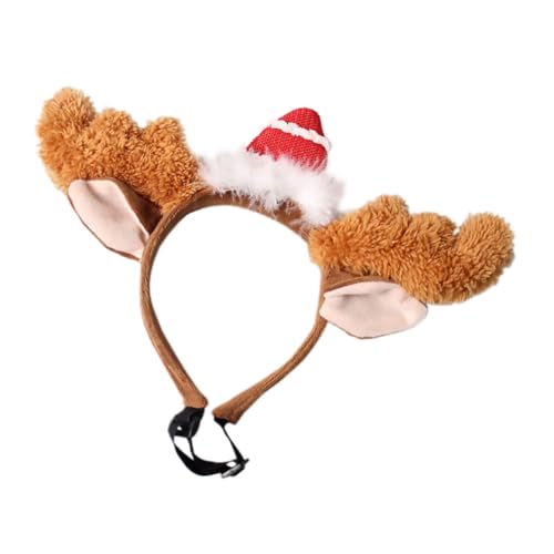 OATIPHO Katzen Tragen Elchgeweih-Haustier-Stirnband Weihnachts- Und Karnevals-Kopfbedeckung 8–12 cm Bequeme Passform OATIPHO Katzen Tragen Elchgeweih-Haustier-Stirnband Weihnachts- Und Karnevals-Kopfbedeckung 8–12 cm Bequeme Passform von OATIPHO