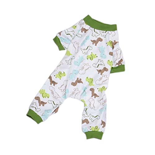 OATIPHO 1Stk Flanell-Pyjama für Hunde Dino-Hundekostüm Welpe Kinderpyjamas Schlafanzug für Männer Hund Baumwolltuch Hundekleidung Haustier vierbeinige Kleidung Trainingsanzug von OATIPHO