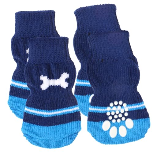 OATIPHO Haustiersocken 2er-Pack Weiche Waschbare Hundeschuhe Für Mittelgroße Und Große Hunde Nicht Bequem von OATIPHO