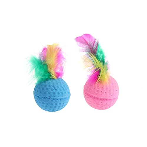 OATIPHO 2 STK Präsentieren Sie Spielzeug Für Haustiere Katzenspielzeug Pompones De Porristas Frühlingsgeschenk Spielzeug Für Kätzchen Schwammkugel Weihnachten OATIPHO 2 STK Präsentieren Sie Spielzeug Für Haustiere Katzenspielzeug Pompones De Porristas Frühlingsgeschenk Spielzeug Für Kätzchen Schwammkugel Weihnachten von OATIPHO