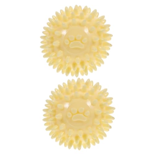 OATIPHO 2er-Pack Kaubälle für Hunde Quietschende Interaktive Spielzeuge für Welpen Hunde Molaren-knirschen Haustierspielzeug Sichere Borsten OATIPHO 2er-Pack Kaubälle für Hunde Quietschende Interaktive Spielzeuge für Welpen Hunde Molaren-knirschen Haustierspielzeug Sichere Borsten von OATIPHO
