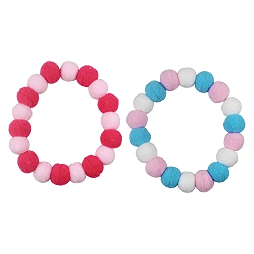 OATIPHO Katzenhalsband-Halskette Haustierhalsband Welpen-plüschhalsband Haustier- Hundehalsband -plüschhalsband-Set Zufällige Farbe von OATIPHO