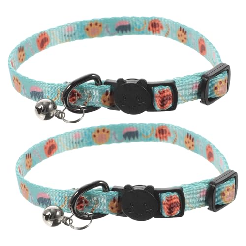 OATIPHO 2st Katzenhalsband Kaninchenhalsband Für Katzen Abreißbares Hundehalsband Kleine Hundehalsbänder Katzenhalsbänder Welpenhalsband Kleines Hundehalsband Polyester Baby Schal Kätzchen von OATIPHO