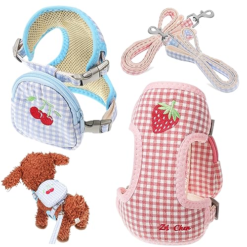 OATIPHO Haustier-Rucksack-hundeleine-Set Mit Polyester-Karomuster Für Hunde Für Im Freien von OATIPHO