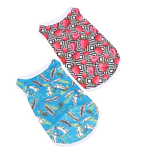 OATIPHO 2pcs Hundeweste Welpenhemd Dekorative Haustierkleidung Robustes Material Für Den Alltag Und Besondere Anlässe OATIPHO 2pcs Hundeweste Welpenhemd Dekorative Haustierkleidung Robustes Material Für Den Alltag Und Besondere Anlässe von OATIPHO