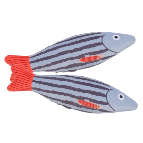 OATIPHO Interaktives Spielzeug Fisch Für Katzen 2er-Pack Kreatives Kätzchen-beißspielzeug Katzenspielzeug Für Den Innenbereich in Fischform OATIPHO Interaktives Spielzeug Fisch Für Katzen 2er-Pack Kreatives Kätzchen-beißspielzeug Katzenspielzeug Für Den Innenbereich in Fischform von OATIPHO