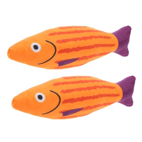 OATIPHO Fisch für Katze Interaktives Spielzeug 2 Stück Katzenspielzeug Kätzchen Fisch Modellierung Selbstunterhaltendes Indoor-Spielzeug OATIPHO Fisch für Katze Interaktives Spielzeug 2 Stück Katzenspielzeug Kätzchen Fisch Modellierung Selbstunterhaltendes Indoor-Spielzeug von OATIPHO