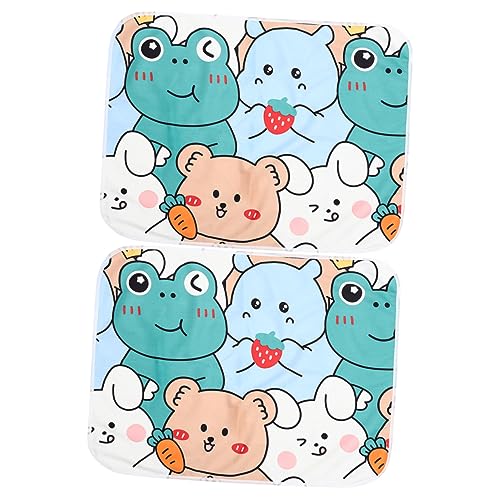 OATIPHO Käfigeinlage Für Meerschweinchen Waschbar 2 Stück 80 X 60 cm Haustier-PIPI-Pads Für Kleintiere von OATIPHO
