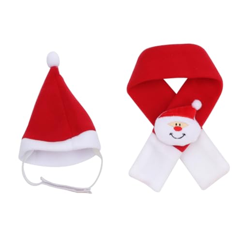 OATIPHO 2stücke Teiliges Weihnachtskostüme Für Haustiere Santa Hut Und Halstuch Für Kitten Und Welpen Lustige Weihnachtsmütze Für Haustiere Für Festtagsfeiern Und Fotoshootings OATIPHO 2stücke Teiliges Weihnachtskostüme Für Haustiere Santa Hut Und Halstuch Für Kitten Und Welpen Lustige Weihnachtsmütze Für Haustiere Für Festtagsfeiern Und Fotoshootings von OATIPHO