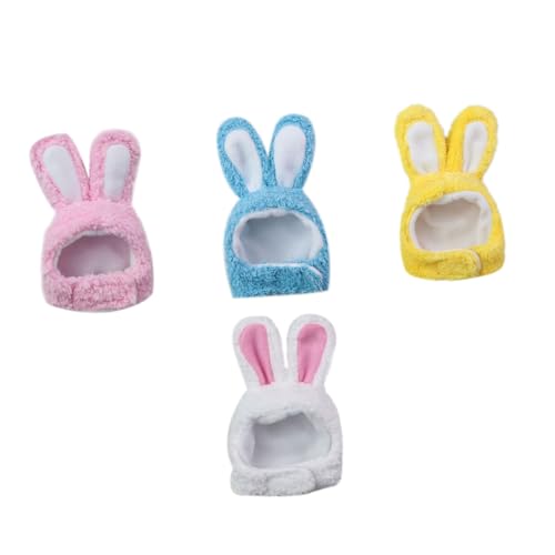 OATIPHO 4 Haustier Hut tiermütze Tier kostüm Mini-Hasenmütze Katze- -Kostüm Plüschhase weihnachtsdeko Haustierhut Hundemütze und mittelgroße Hunde Katze Hase Geschenk OATIPHO 4 Haustier Hut tiermütze Tier kostüm Mini-Hasenmütze Katze- -Kostüm Plüschhase weihnachtsdeko Haustierhut Hundemütze und mittelgroße Hunde Katze Hase Geschenk von OATIPHO