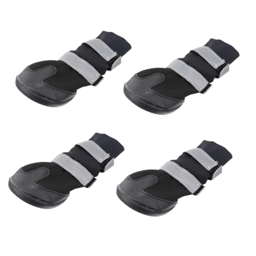 OATIPHO Warme Hundestiefel 4 Stück Größe L Bequeme Hundeschuhe Für Outdoor-aktivitäten von OATIPHO