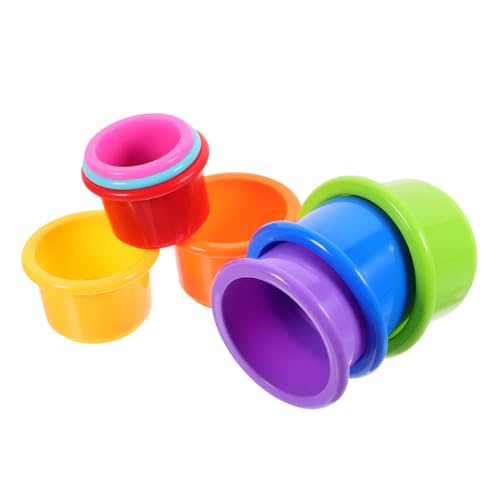 OATIPHO 8pc Stapeln Tasse Spielzeug Spaß Und Interaktive Bunny Spielzeug Lebensmittel Lagerung Tasse Für von OATIPHO