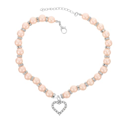 OATIPHO Katzenhalsband Haustier-Halskette Kristall-Herz-Charm Hundeschmuck Für Katzen Und Hunde OATIPHO Katzenhalsband Haustier-Halskette Kristall-Herz-Charm Hundeschmuck Für Katzen Und Hunde von OATIPHO