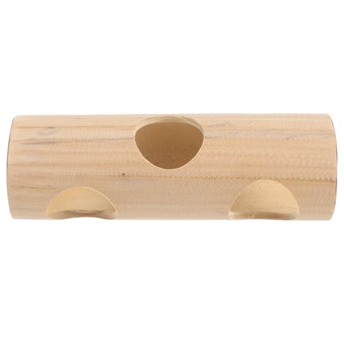 OATIPHO Hamster Tunnel Tube Röhrentunnel Hamsterversteck Holz Meerschweinchen Hamsterhöhle Meerschweinchentunnel für Chinchillas, Ratten, Frettchen - Zufällige Farbe von OATIPHO