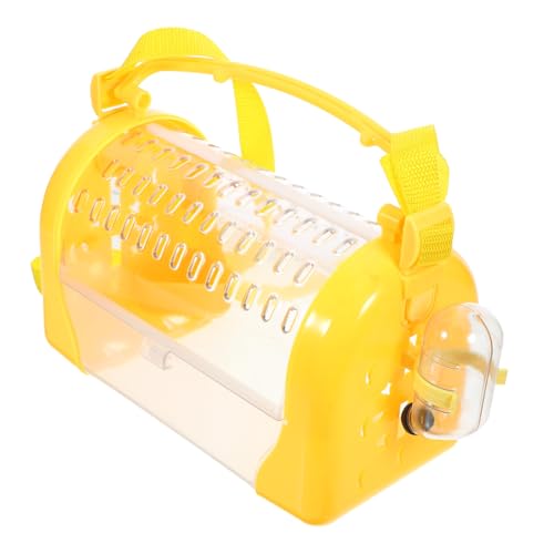 Hamsterkäfig Rattenträger Kleintiertransporter Reisebox für Trinkflasche für Hamster käfig Hamster cage Handlich Haustierkäfig Kaninchenkäfig Tragekäfig Reisen Tragetasche Plastik von OATIPHO