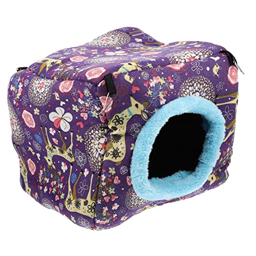 OATIPHO Meerschweinchennest Chinchillahaus Eichhörnchen-ruhebett Warmes Nest Für Hamster OATIPHO Meerschweinchennest Chinchillahaus Eichhörnchen-ruhebett Warmes Nest Für Hamster von OATIPHO
