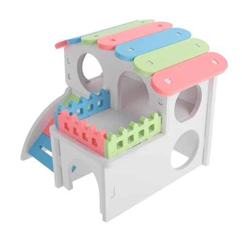 OATIPHO Hamster-schlafversteck Kleiner Haustier-Spielplatz PVC-Material Villa-Form Für Chinchilla Und Andere Haustiere von OATIPHO
