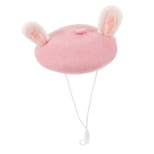 OATIPHO Pet Beret Hut Mit Hasenohren Niedlicher Hundehut Für Partys Und Fotoshootings Verstellbare Kopfbedeckung Für Katzen Und Hunde Für Geburtstagsfeiern Und Besondere Anlässe OATIPHO Pet Beret Hut Mit Hasenohren Niedlicher Hundehut Für Partys Und Fotoshootings Verstellbare Kopfbedeckung Für Katzen Und Hunde Für Geburtstagsfeiern Und Besondere Anlässe von OATIPHO