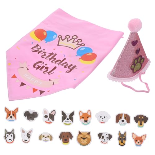 OATIPHO Lätzchen Mit Haustierhalsband Und Hundemütze – Geburtstagsmütze Für Hunde Partymütze Für Hunde Lustige Und Erschwingliche Dekoration OATIPHO Lätzchen Mit Haustierhalsband Und Hundemütze – Geburtstagsmütze Für Hunde Partymütze Für Hunde Lustige Und Erschwingliche Dekoration von OATIPHO