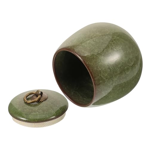 OATIPHO Haustier Urne Haustierverlust Pfote Bausatz Kaninchen menschlich Katzenurnen Hundeasche Urne Hundeurnen Urne für Katzenasche Urnen für die urne klein Keramik Light Green von OATIPHO