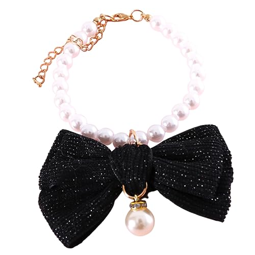 OATIPHO Zartes Kätzchenhalsband Exquisites Katzenhalsband Mit Schleife Festliches Hundezubehör Für Partys Sicher Für Katzen von OATIPHO