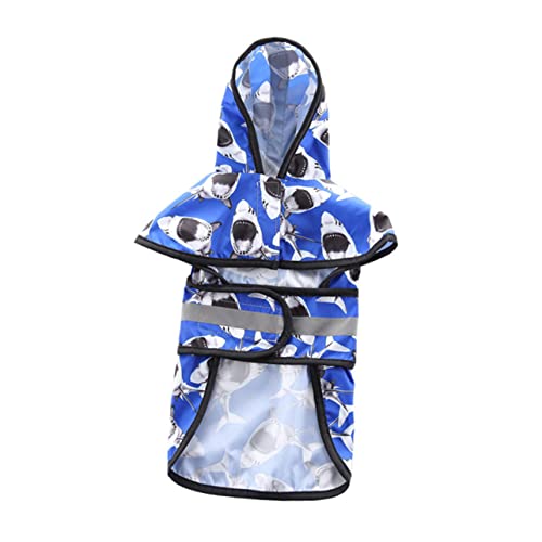 OATIPHO Hund Regenmantel Faltbare Regenjacke Regenkleidung für Haustiere wasserfeste Jacke Poncho Kleider Haustierkleidung wasserdichte Kleidung für Hunde der Hund Hundekleidung Polyester von OATIPHO