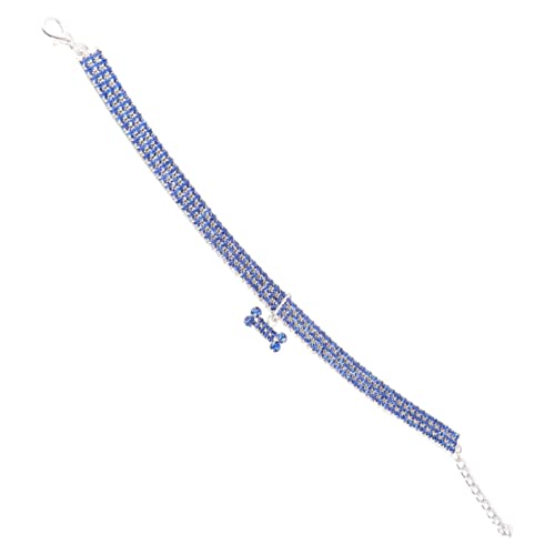 OATIPHO Katze Haustier Hundehalsband Kristall-welpenhalsband Kristall Hundehalsband Hundehalskette Aus Strass Welpenhalsband ädchen Haustierhalsband Mit Strass Kätzchen Zubehör von OATIPHO
