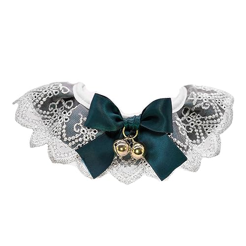OATIPHO Haustierhalsband Atmungsaktives Spitzenhalsband Für Kätzchen Für Modische Dekorative Haustierkleider Zubehör Zufällige Farbe von OATIPHO