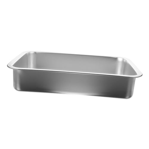 OATIPHO Low Entry Katzentoilette Für Kleine Katzen Offene Litter Box Rostfreiem Tragbar Für Toilettentraining von OATIPHO