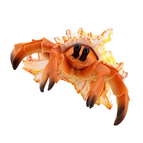 OATIPHO Simulation Einsiedler Krebse Kinderspielzeug Aquarium-dekor Krabbenstatuen Papagei Einsiedlerkrebs Spielzeug Künstliche Krebsfigur Krabbenfiguren Geschenk Fest Plastik 3D von OATIPHO