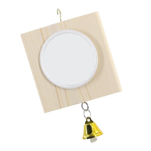 OATIPHO Sittich-vogelspiegel Interaktives Finken-kanarenspiegel Schaukelglocke Für Papageien Vogelkäfig-Spielzeug Spielspielzeug Aus Holz Papageienspiegelspielzeug Der Vogel Vögel Hölzern OATIPHO Sittich-vogelspiegel Interaktives Finken-kanarenspiegel Schaukelglocke Für Papageien Vogelkäfig-Spielzeug Spielspielzeug Aus Holz Papageienspiegelspielzeug Der Vogel Vögel Hölzern von OATIPHO