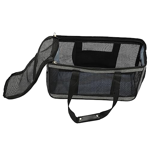 OATIPHO Welpe Tasche Für Haustiere Kleine Katzenhandtasche Aus Mesh Tragbare Katzenbehälter Für Den Außenbereich Katzentaschenträger Hundeträger Katzenhalter Gurt Hündchen Netz Reisen von OATIPHO