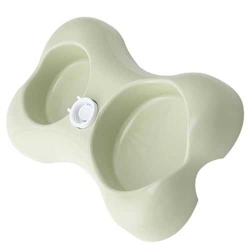OATIPHO Pp Material Haustier Wasserspender Doppelschüssel Feeder Kompatibel Robuste Basis Haustier OATIPHO Pp Material Haustier Wasserspender Doppelschüssel Feeder Kompatibel Robuste Basis Haustier von OATIPHO