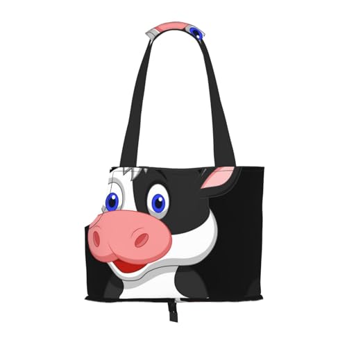 Dairy Cow Pet Portable Foldable Shoulder Bag, Dog and Cat Carrying Bag, Suitable for Subway Shopping, Etc. von OCELIO