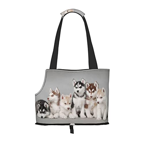 Lovely Dogs Pet Portable Foldable Shoulder Bag, Dog and Cat Carrying Bag, Suitable for Subway Shopping, Etc. von OCELIO