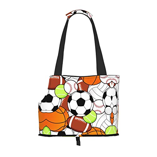 Sports Ball Pet Portable Foldable Shoulder Bag, Dog and Cat Carrying Bag, Suitable for Subway Shopping, Etc. von OCELIO