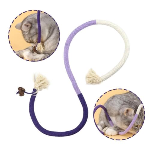 OCKULT Katzenspielzeug Beißseil, Katzenkauspielzeug, interaktives Katzenspielzeug, selbstheilende stickige Katzenminze, Baumwollseil, Kätzchenspielzeug, Haustierbedarf, Zahnreinigung und Stressabbau, OCKULT Katzenspielzeug Beißseil, Katzenkauspielzeug, interaktives Katzenspielzeug, selbstheilende stickige Katzenminze, Baumwollseil, Kätzchenspielzeug, Haustierbedarf, Zahnreinigung und Stressabbau, von OCKULT
