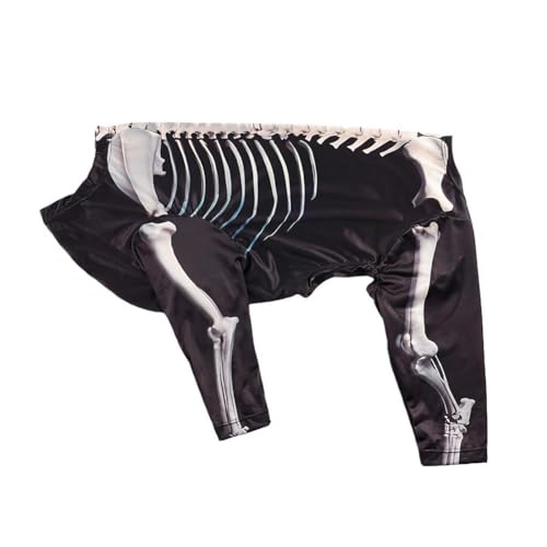 Skelett-Kostüm für Hunde, Skelett-Kostüm, Halloween-Skelett-Haustierkleidung, Haustier-Kostüm, Halloween-Kostüm, Zubehör für kleine, mittelgroße und große Hunde, Party-Kostüm Skelett-Kostüm für Hunde, Skelett-Kostüm, Halloween-Skelett-Haustierkleidung, Haustier-Kostüm, Halloween-Kostüm, Zubehör für kleine, mittelgroße und große Hunde, Party-Kostüm von OCKULT