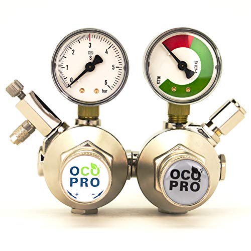 OCOPRO CO2-Druckminderer Doppelkammer mit Nadelventil/Drossel und Rückschlagventil OCOPRO CO2-Druckminderer Doppelkammer mit Nadelventil/Drossel und Rückschlagventil von OCOPRO