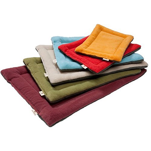 ocsoso® Comfy Soft Warm Pet Dog/Cat Nap Fleece, langlebigem Puppy Sleep Bett nicht Hundekäfig Pad (beige, Kastanienbraun, blau, grün, orange, rot) von OCSOSO®