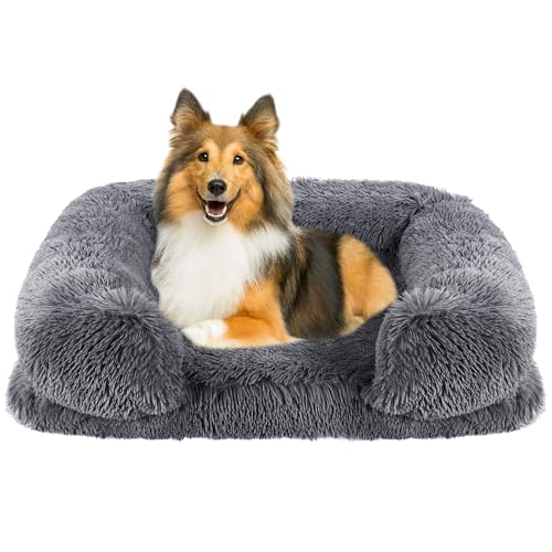 OCYEMY Hundebett Mittelgroße Hunde Orthopädisches Hundebett mit Memory Foam, Katzenbett Flauschig mit Plüsch, hundekörbchen Abwaschbar, Hundesofa für Mittlere Hunde, Kleine Hunde, L 75×50×17 cm OCYEMY Hundebett Mittelgroße Hunde Orthopädisches Hundebett mit Memory Foam, Katzenbett Flauschig mit Plüsch, hundekörbchen Abwaschbar, Hundesofa für Mittlere Hunde, Kleine Hunde, L 75×50×17 cm von OCYEMY
