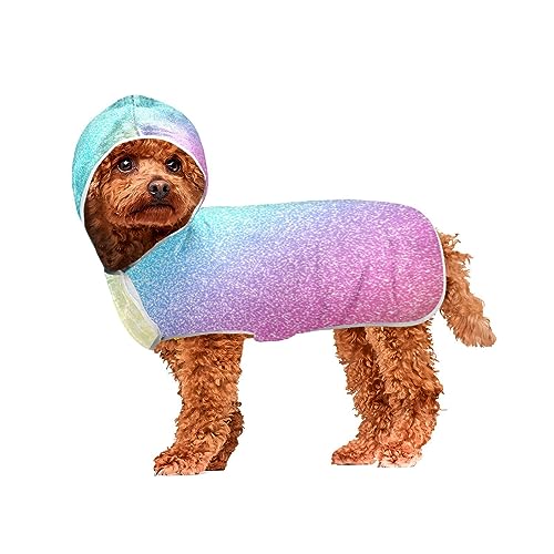 Bunte Glitzer Haustier Bademantel Schnell Haustier Trocknen Handtücher Nach Bad, Pool oder Strand Einfach Tragen Hund Handtuch Bunte Glitzer Haustier Bademantel Schnell Haustier Trocknen Handtücher Nach Bad, Pool oder Strand Einfach Tragen Hund Handtuch von ODAWA
