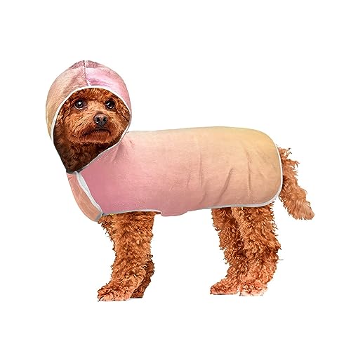 Rosa Gelb Gradient Ombré Hund Baden Liefert Maschine Waschbar Kapuzen Hundehandtücher zum Trocknen von Hunden und Katzen Tragbares Hundehandtuch Rosa Gelb Gradient Ombré Hund Baden Liefert Maschine Waschbar Kapuzen Hundehandtücher zum Trocknen von Hunden und Katzen Tragbares Hundehandtuch von ODAWA