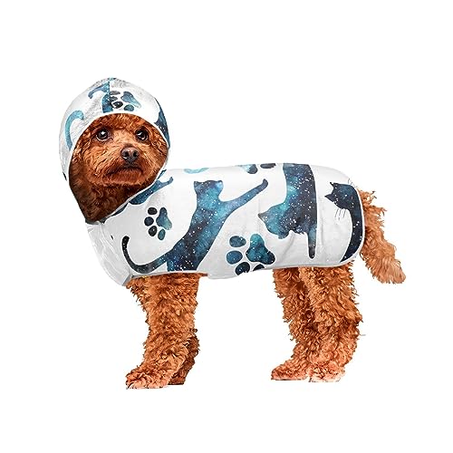 Sky Cats Paw Pet Towels Dog Bathrobe Towel Machine Washable Hooded Dog Towels for Drying Dogs and Cats Sky Cats Paw Pet Towels Dog Bathrobe Towel Machine Washable Hooded Dog Towels for Drying Dogs and Cats von ODAWA