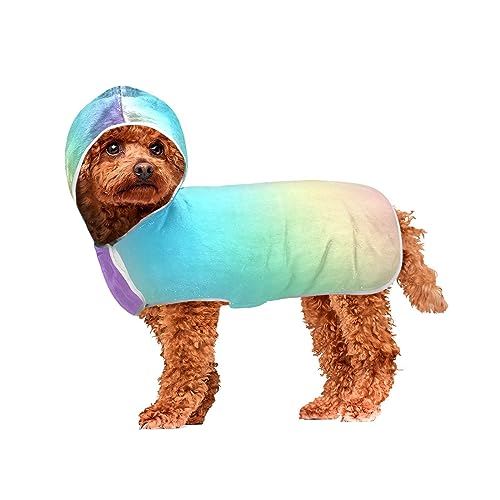 Weiches prismatisches Regenbogen-Gradienten-Haustier-Handtuch, schnelle Haustier-Trockentücher nach dem Bad, Pool oder Strand, einfach zu tragen Hundehandtuch Weiches prismatisches Regenbogen-Gradienten-Haustier-Handtuch, schnelle Haustier-Trockentücher nach dem Bad, Pool oder Strand, einfach zu tragen Hundehandtuch von ODAWA